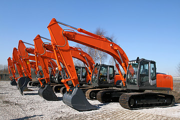 Image showing Excavators