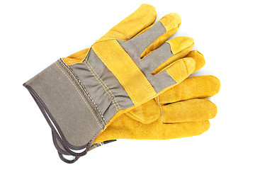 Image showing Leather gloves