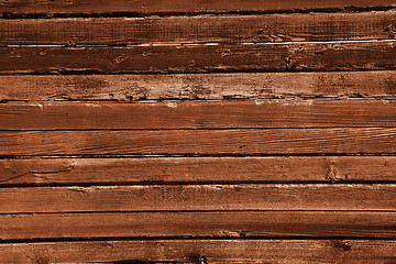 Image showing Wooden wall