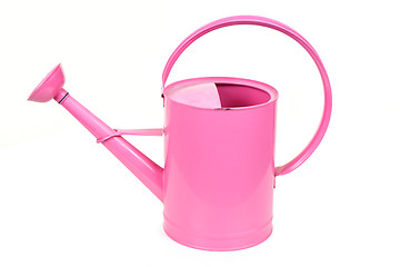 Image showing Pink watering-can