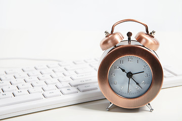 Image showing Alarm-clock in the office