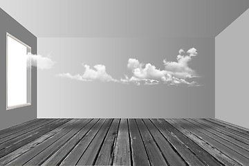 Image showing Cloud in a room