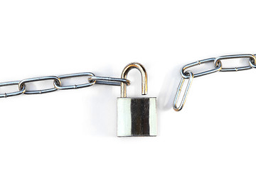 Image showing Lock and chain