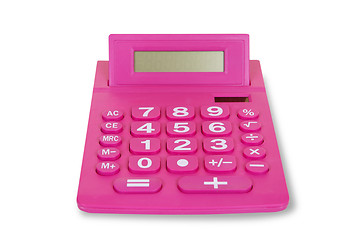 Image showing Red calculator 