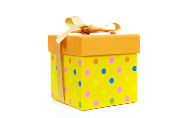 Image showing Yellow fancy box