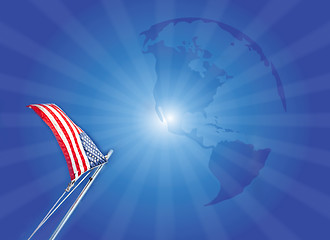 Image showing American flag