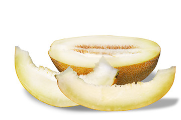 Image showing Melon isolated on white background