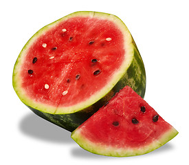 Image showing Watermelon isolated on white background