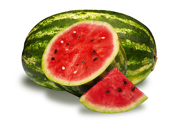 Image showing Watermelon isolated on white background