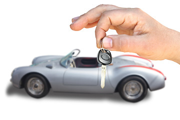 Image showing The car and key