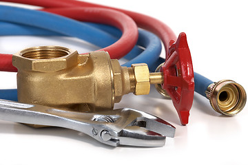 Image showing The tool of the plumber