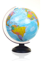 Image showing The terrestrial globe