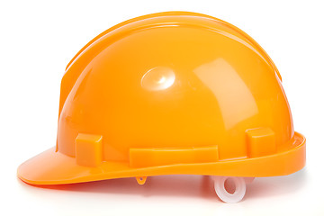 Image showing The orange helmet
