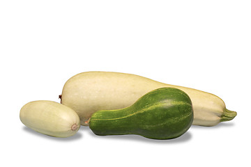 Image showing Zucchini Isolated on white background