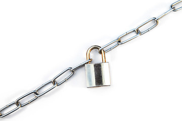 Image showing Lock and chain