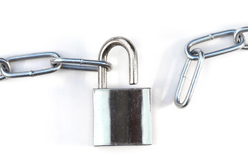 Image showing Lock and chain