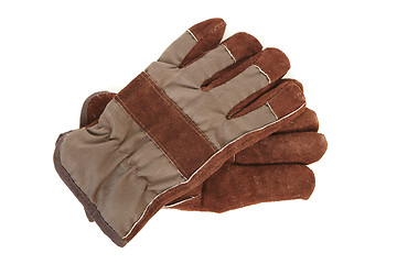 Image showing Leather gloves