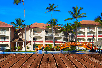 Image showing Tropical resort.