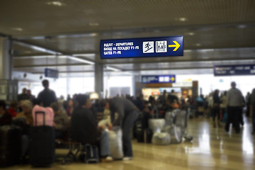 Image showing Hall of the airport