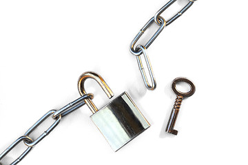 Image showing Lock and chain