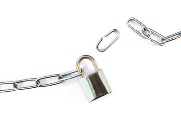 Image showing Lock and chain
