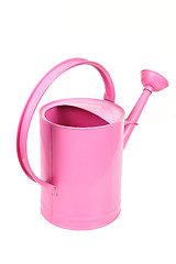 Image showing Pink watering-can