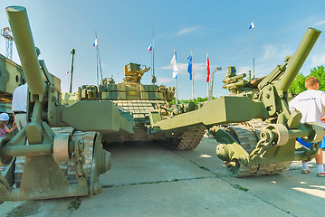 Image showing Armored mine-clearing vehicle BMR-3M. Russia