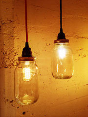 Image showing Retro style pendant lights