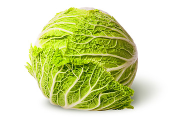 Image showing Chinese cabbage top view