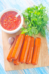 Image showing sausages