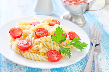 Image showing pasta with tomato