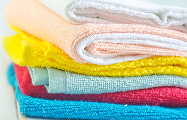 Image showing color towels