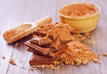 Image showing cocoa and chocolate