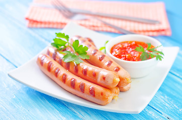 Image showing sausages