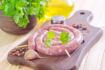 Image showing sausages