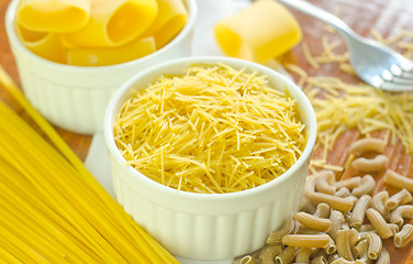 Image showing raw pasta