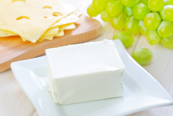 Image showing white cheese