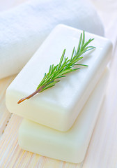Image showing White soap
