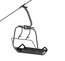 Image showing Chair-lift isolated on white