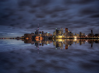 Image showing Night Shot Toronto City