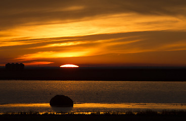 Image showing Sunset Rural Saskatchewan