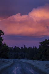 Image showing Cypress Hills Sunset