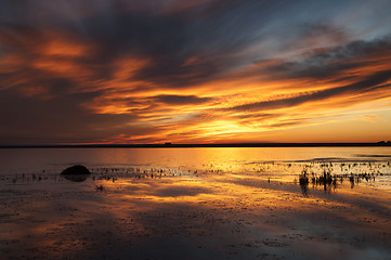 Image showing Sunset Rural Saskatchewan