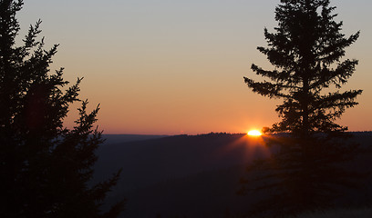 Image showing Cypress Hills Sunset
