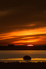 Image showing Sunset Rural Saskatchewan