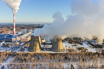 Image showing Combined heat and power factory. Tyumen. Russia