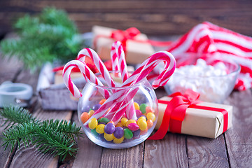 Image showing christmas candy