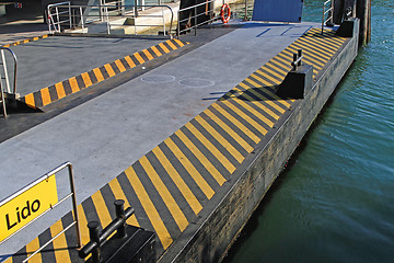 Image showing Lido Water Bus Stop