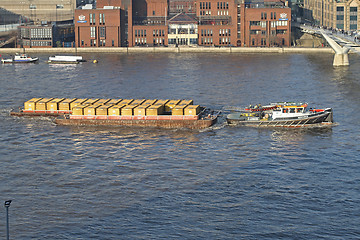 Image showing Thames Container Barge