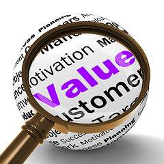 Image showing Value Magnifier Definition Means Importance And High Value